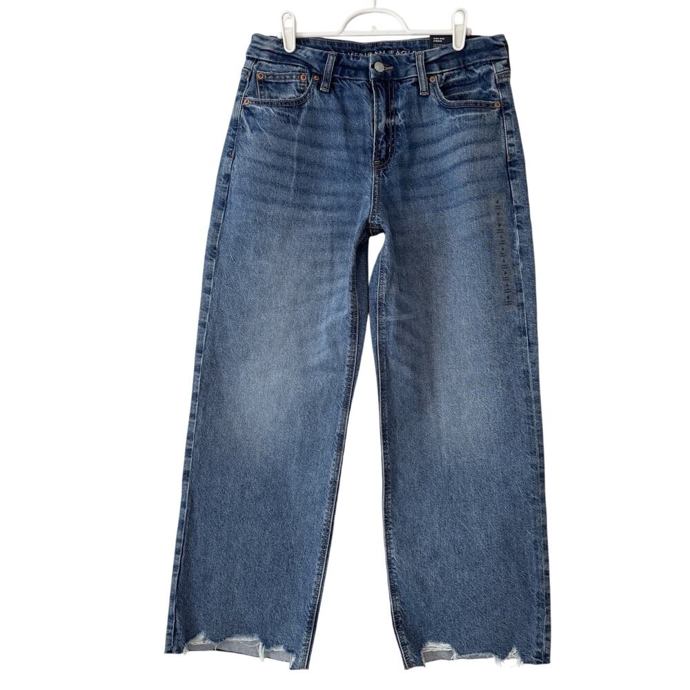 American Eagle Outfitters Curvy Stovepipe Jean Women's 6 Short High-Rise Strigid